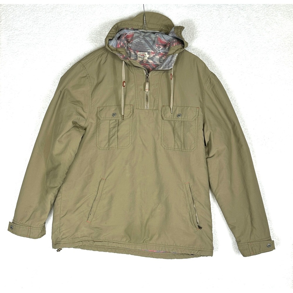FAHERTY Blanket-lined Anorak Jacket Tan Men‎ size L